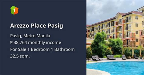 condo for sale pasig|Arezzo Place Pasig, Metro Manila .